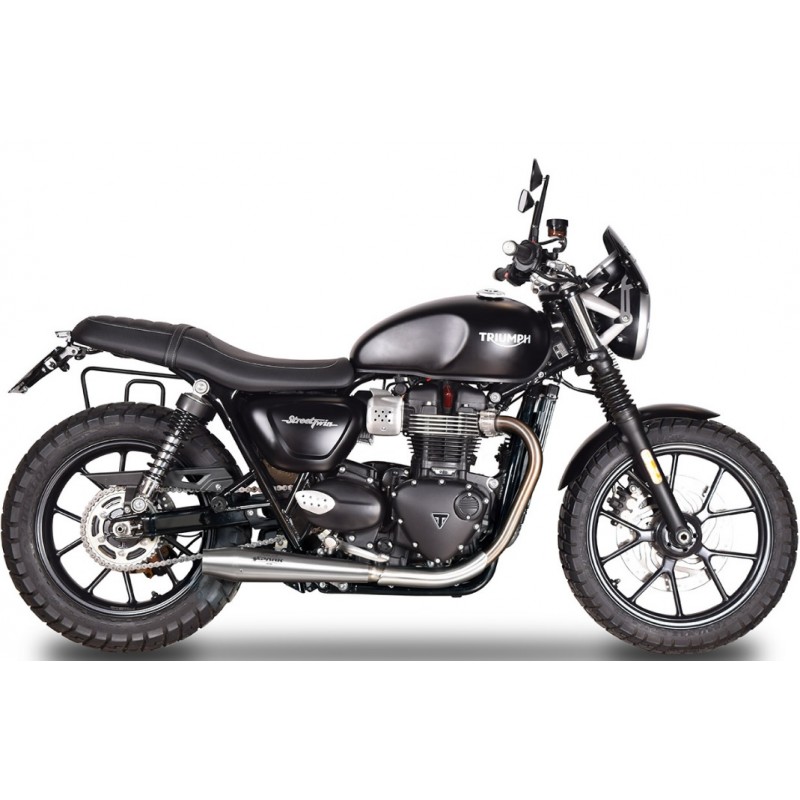 DOUBLE EXHAUST SINFONIA SPARK STREET TWIN 900 (17-18)