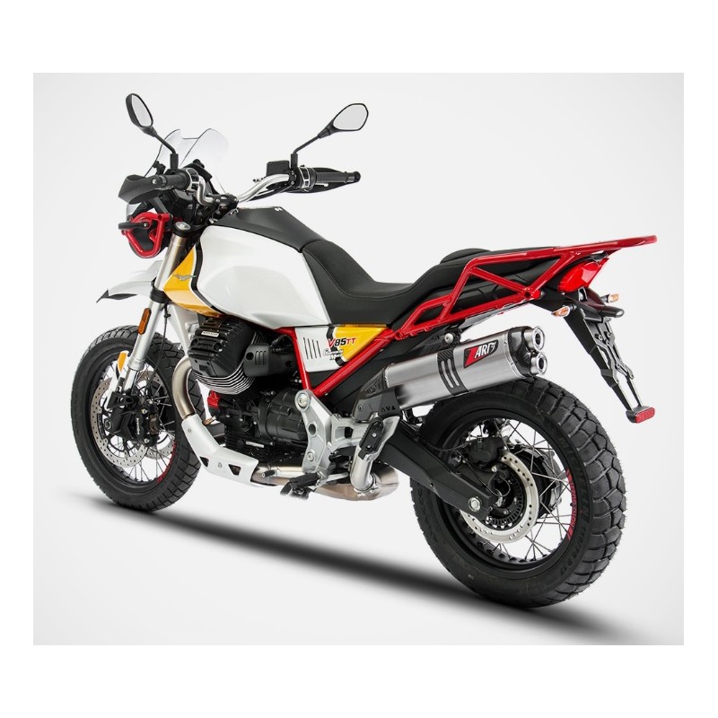 SILENCIEUX ZARD TITANE MOTO GUZZI V85 TT