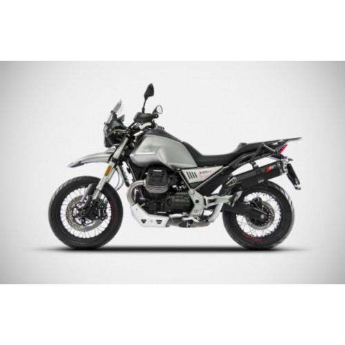 SILENCIOSO ZARD CERÁMICO NEGRO MOTO GUZZI V85 TT