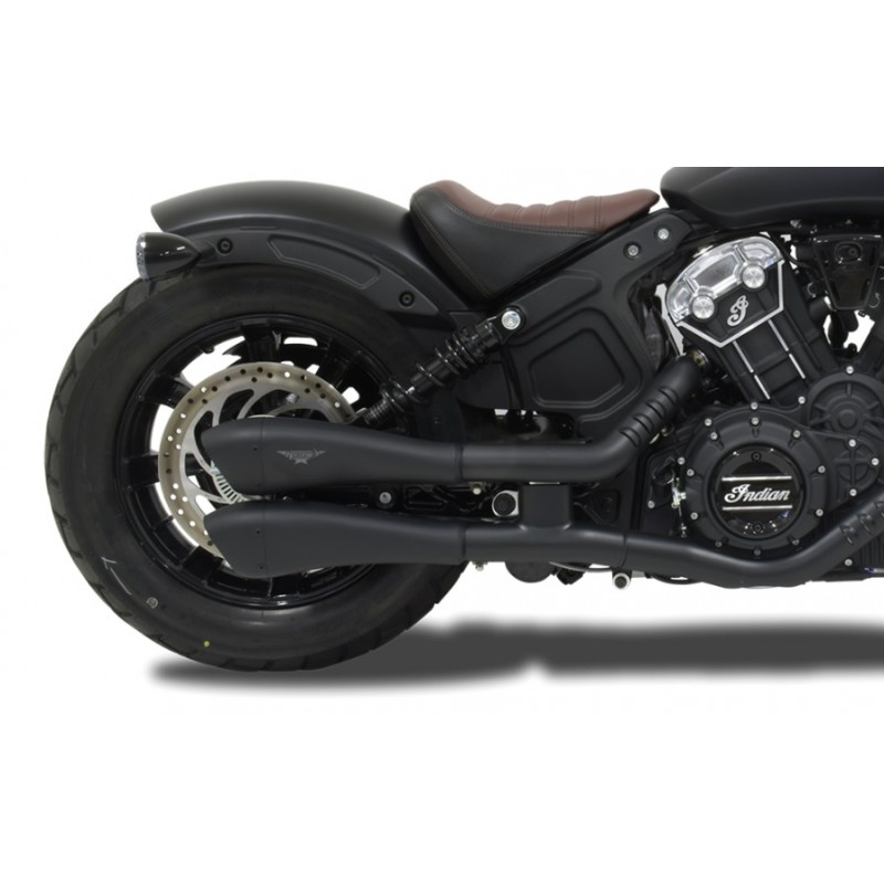 EXHAUST V2 CERAMIC BLACK HP CORSE SCOUT BOBBER