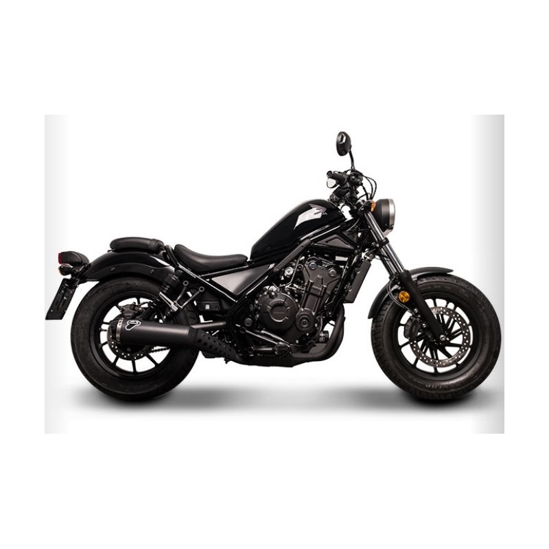 SILENCIEUX TERMIGNONI ACIER NOIR REBEL 500