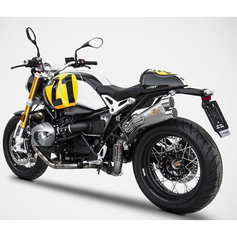 DOUBLE EXHAUST THUNDERBOLT BLACK ZARD R NINE-T M.Y. 2017