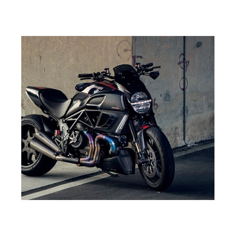 SILENCIEUX ACIER NOIR ÉDITION LIMITÉE DIAVEL 2011-2018