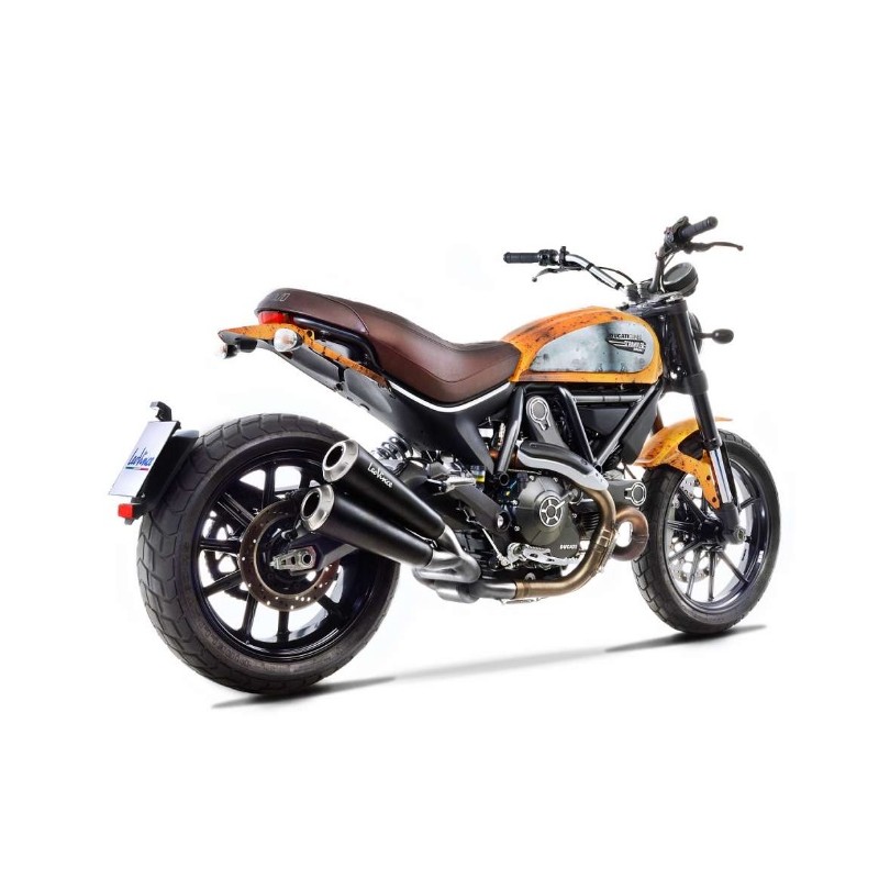 SILENCER INOX LEOVINCE SCRAMBLER 800 2017-19