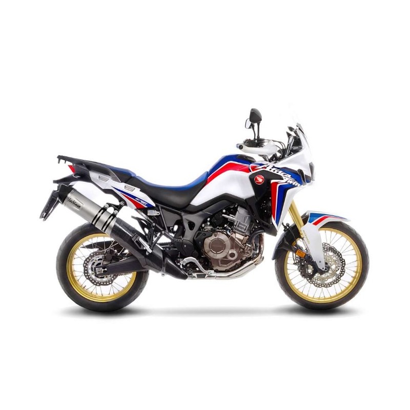 SILENCIEUX ACIER INOX EURO 3 LEOVINCE CRF 1000 L AFRICA TWIN 16-17