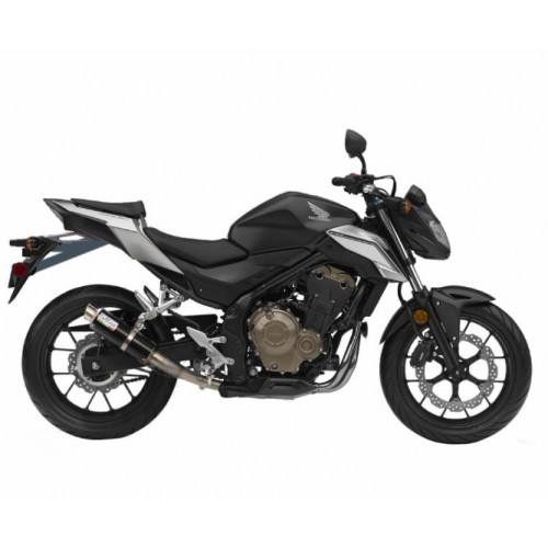 SILENCIEUX CARBONE BRILLANT LEOVINCE CB 500 F 2019-20