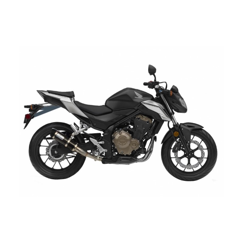 SILENCIOSO CARBONO BRILLO LEOVINCE CB 500 F 2019-20