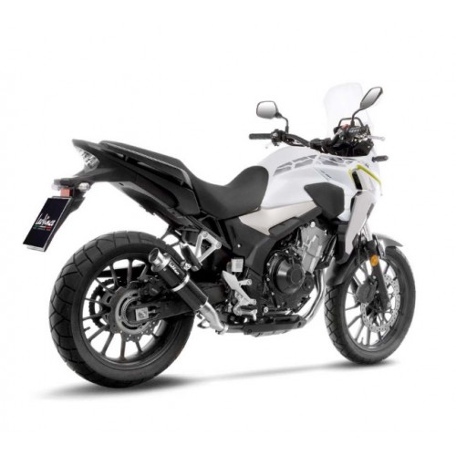 SILENCIEUX CARBONE BRILLANT LEOVINCE CB 500 F 2019-20