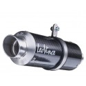 SILENCER BRIGHT CARBON LEOVINCE CB 500 X 2013-16