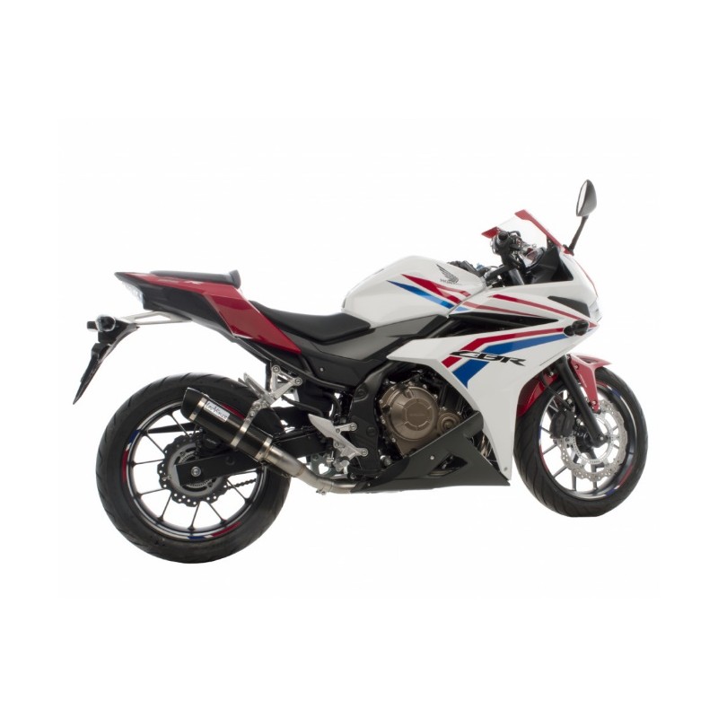 SILENCIEUX CARBONE BRILLANT LEOVINCE CB 500 F 2019-20