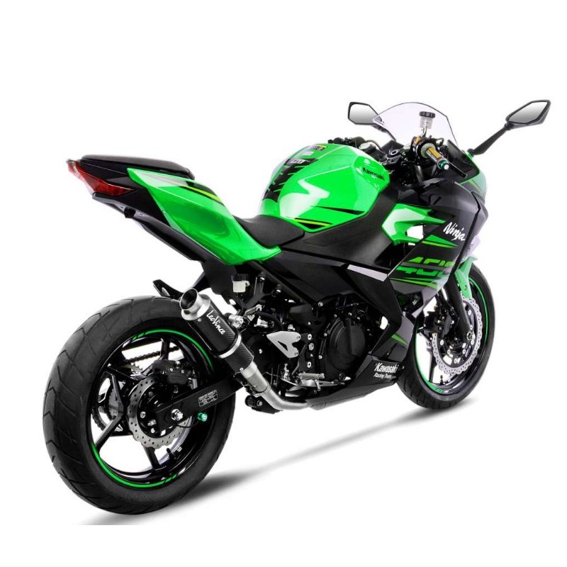 SILENCIEUX GP CORSA CARBON BRILLANT LEOVINCE NINJA 400 18-20
