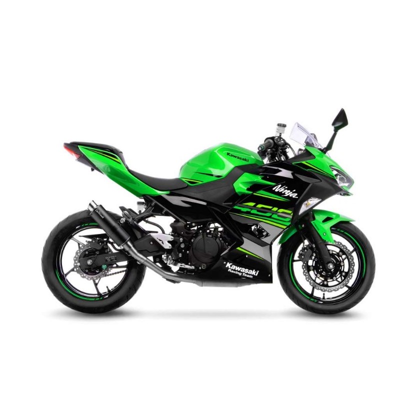 ESCAPE GP CORSA CARBONO BRILLO LEOVINCE NINJA 400 18-20
