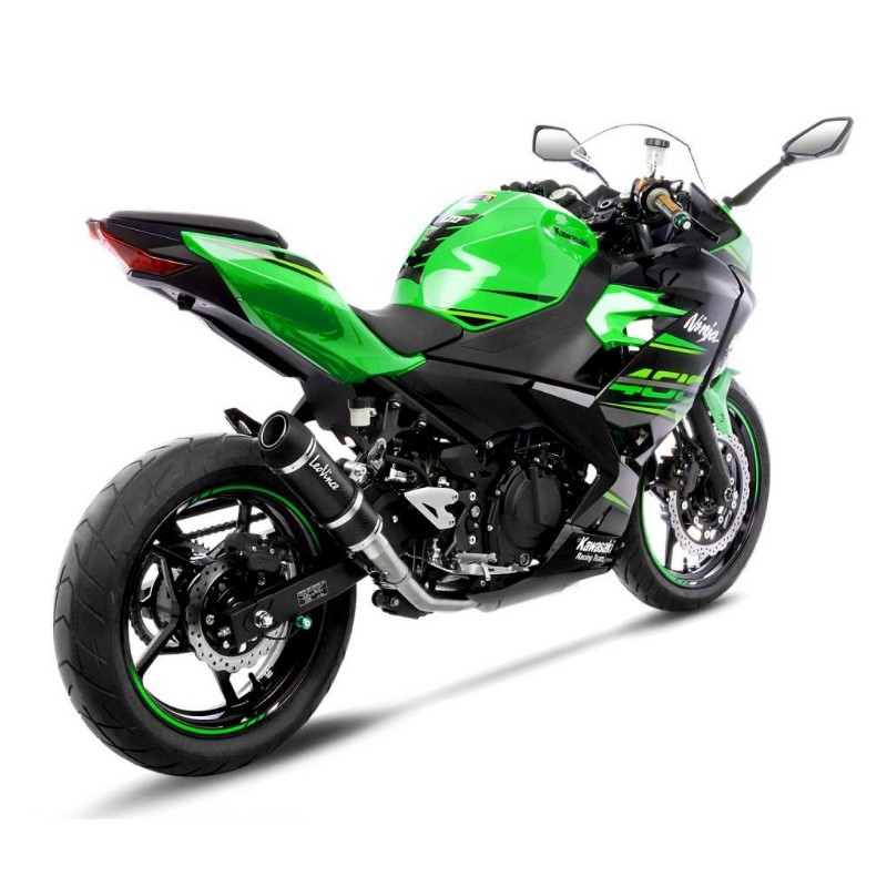 ESCAPE GP CORSA CARBONO BRILLO LEOVINCE NINJA 400 18-20