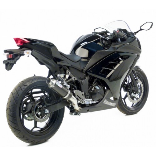 KIT GP CORSA CARBONO LEOVINCE NINJA 300 R/ABS 2013-17