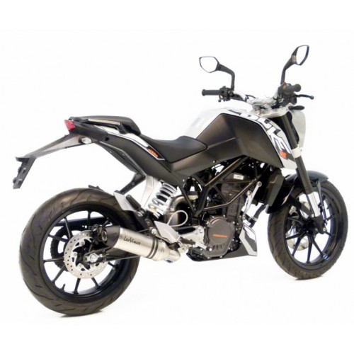 SILENCER INOX LV ONE LEOVINCE DUKE 200 2012-14