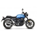 DOBLE ESCAPE APROBADO CLASSIC RACER INOX LEOVINCE V7 III