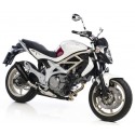 SILENCER GP STYLE BLACK LEOVINCE SFV 650 GLADIUS 2009-15