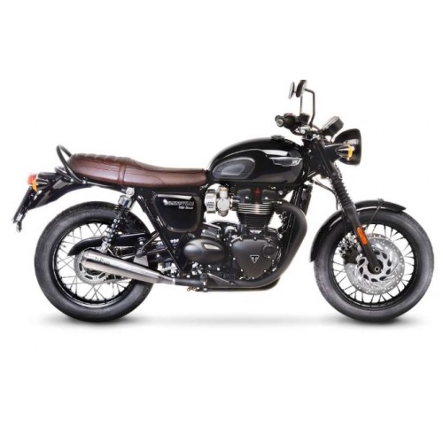 CLASSIC RACER DOUBLE ECHAPPEMENT LEOVINCE BONNEVILLE T120