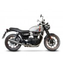 CLASSIC RACER DOUBLE ECHAPPEMENT LEOVINCE STREET TWIN