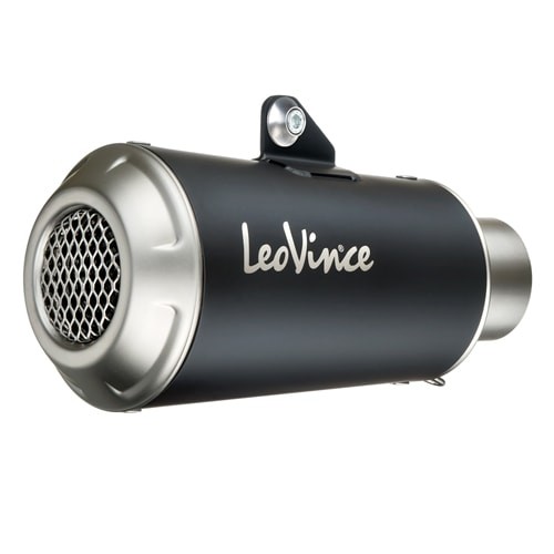BLACK EXHAUST LV-10 LEOVINCE MT-25 2015-18