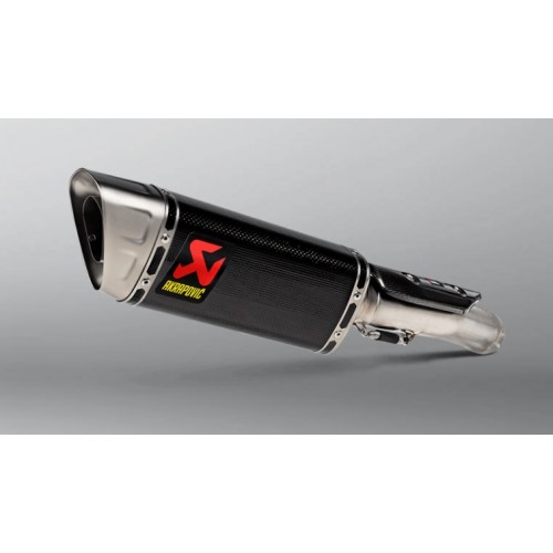 Échappement Akrapovic en carbone non approuvé