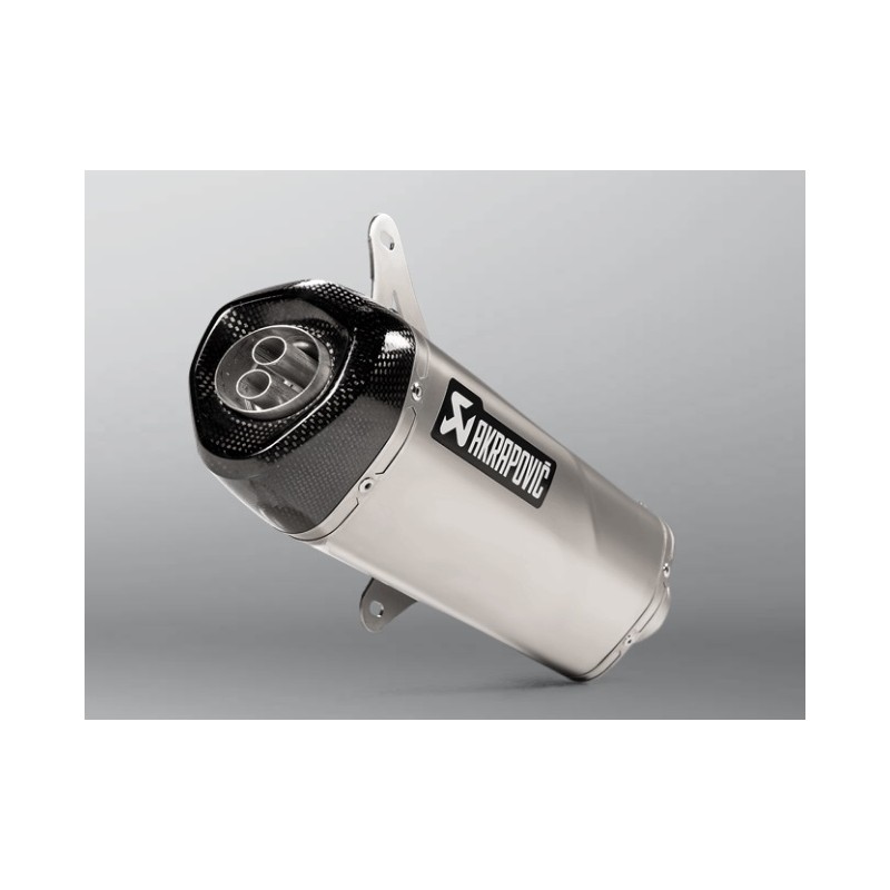 Escape Acero Inoxidable Negro Akrapovic Homologado