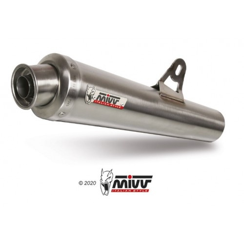 DOUBLE EXHAUST X-CONE STAINLESS STEEL MIVV APPROVED