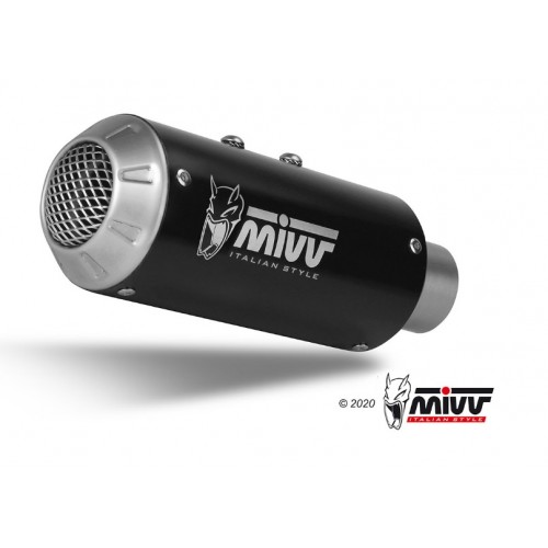 Echappement MK3 Noir Inox Noir Non Homologué