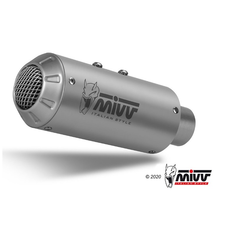 Exhaust MK3 Black Stainless Steel Black Homologated