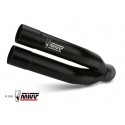 Escape Doble Gun Black Acero Mivv Homologado Euro4