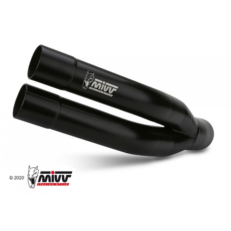 Escape Doble Gun Titanio Mivv Homologado Euro4