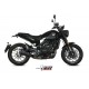 Echappement Mivv en acier noir Suono approuvé Euro4