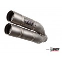 Escape Doble Gun Titanio Mivv Homologado Euro4