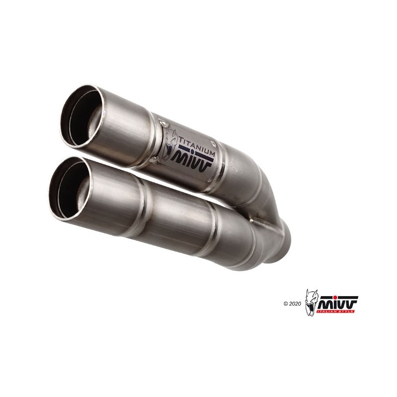 Mivv Double Gun Titanium Exhaust Euro4 Approved