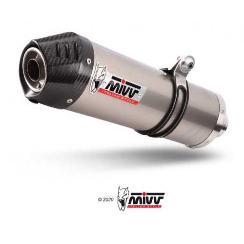 Pot d'échappement Mivv Oval Titanium Homologué Euro4