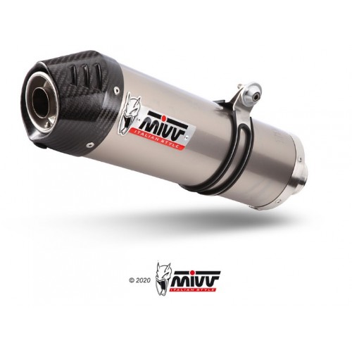 Escape Oval Carbono Mivv Homologado