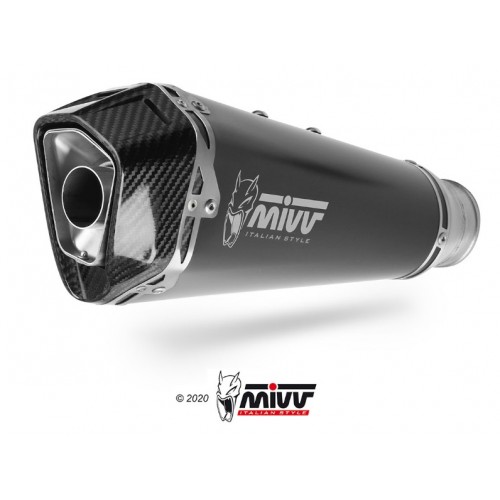 Escape Delta Race Black Acero Homologado
