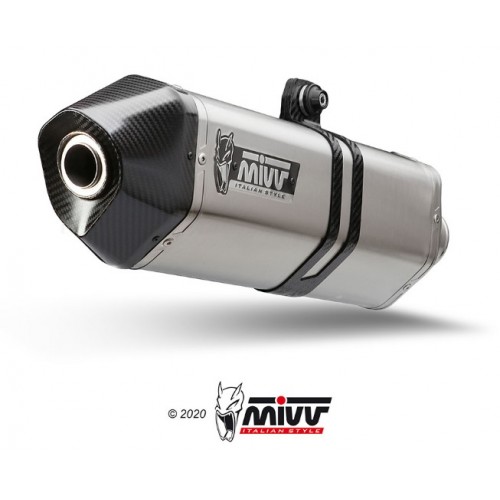 EXHAUST SPEED EDGE STAINLESS STEEL MIVV APPROVED
