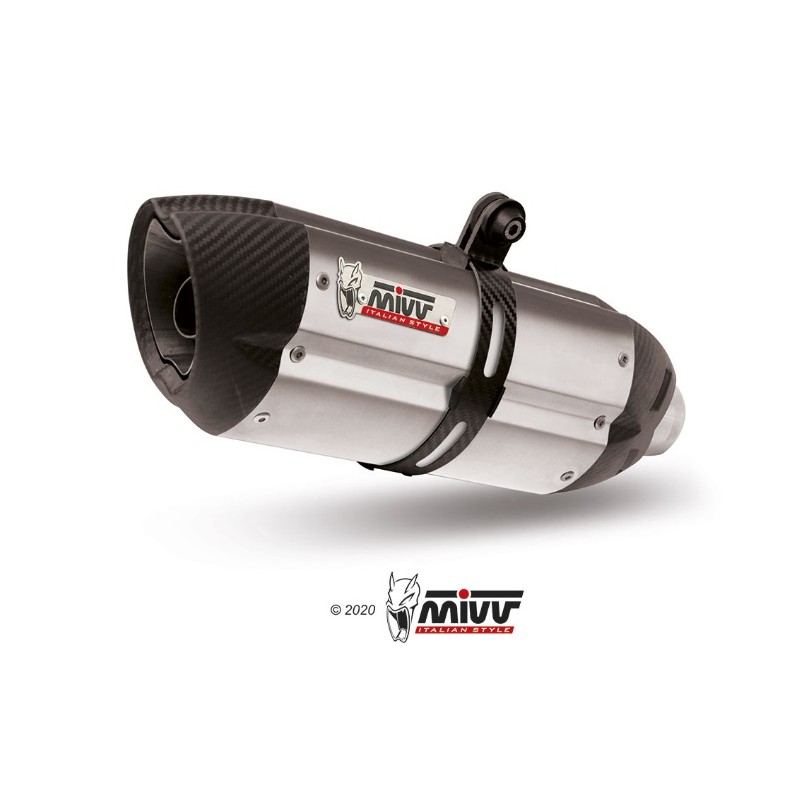 DOBLE ESCAPE SUONO INOXIDABLE MIVV HOMOLOGADO