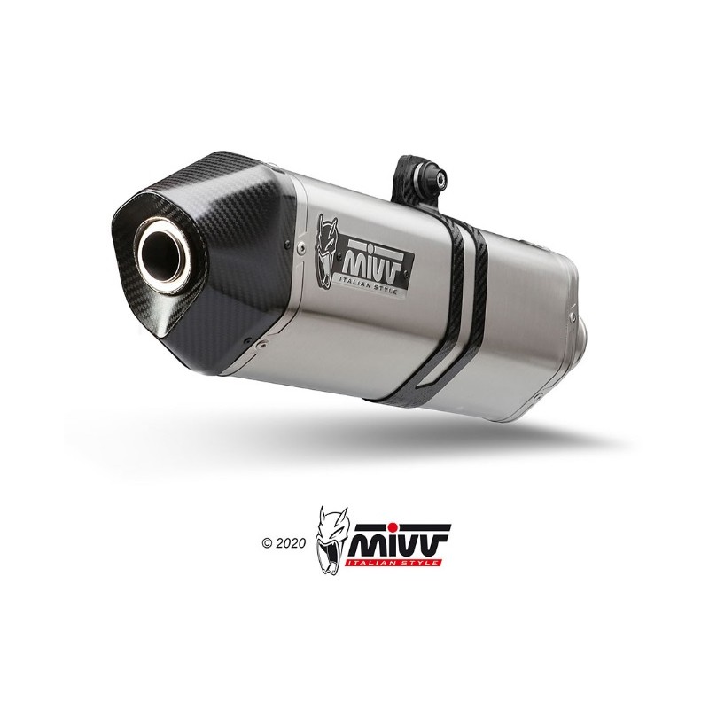 EXHAUST SPEED EDGE STAINLESS STEEL MIVV APPROVED