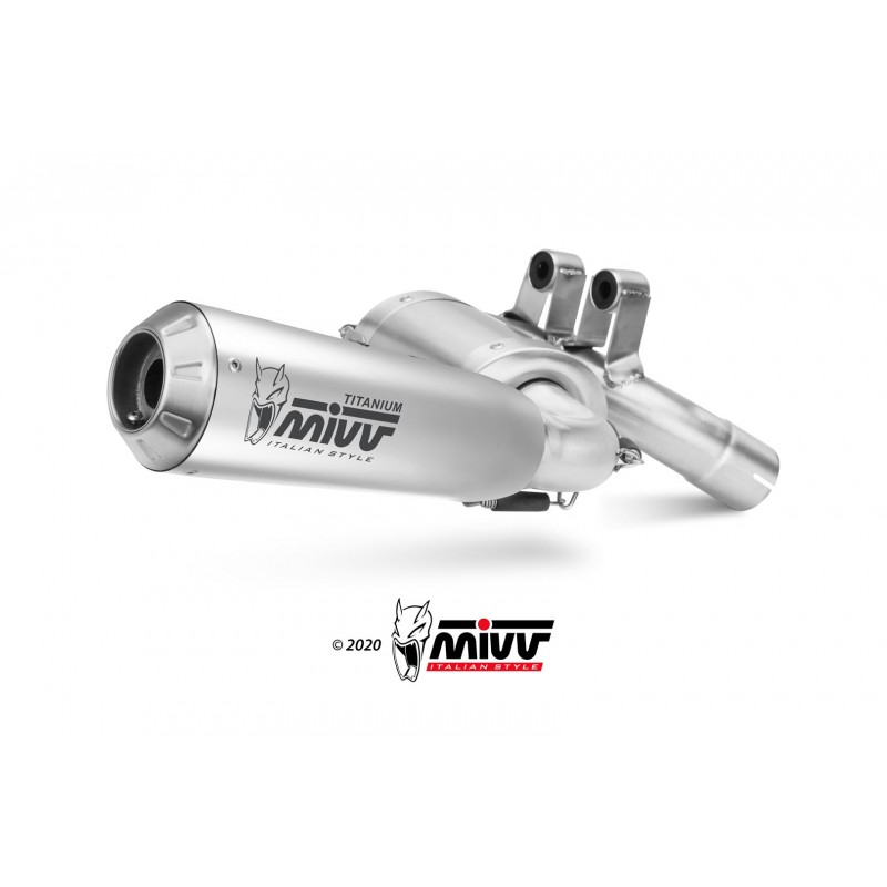 X-M1 Titanium Mivv Homologated Exhaust