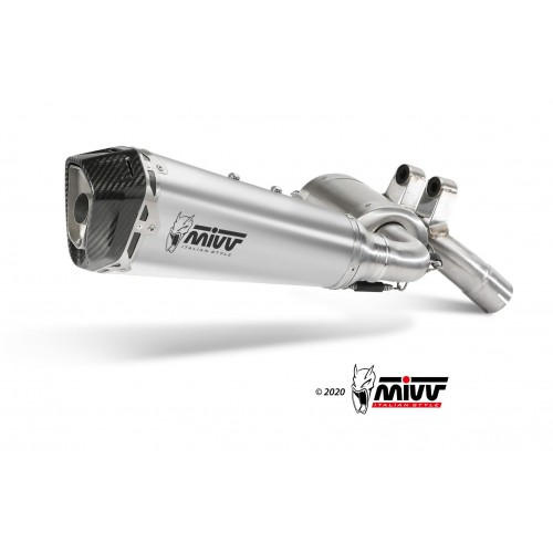 Echappement Delta Race Inox Homologué Mivv