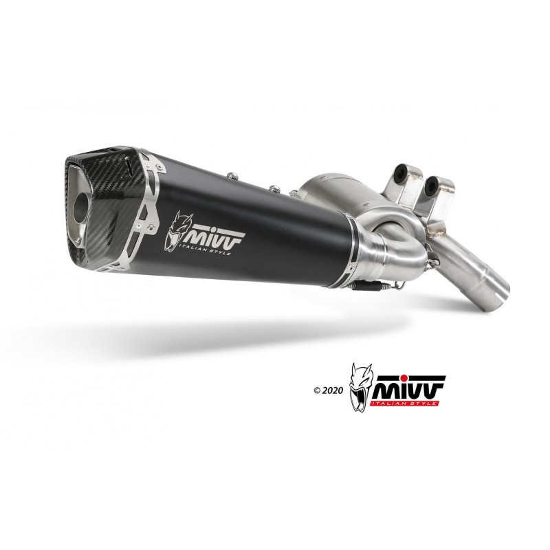Echappement Delta Race Inox Homologué Mivv