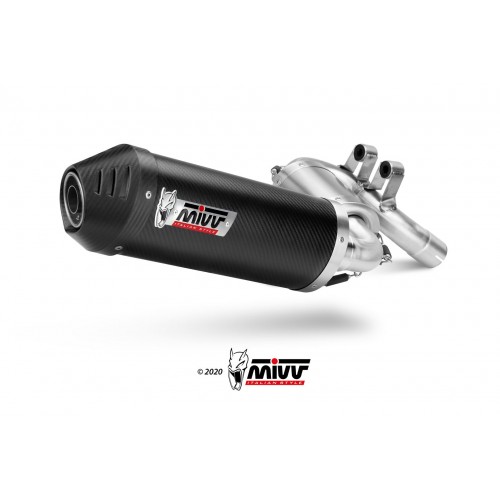 Escape Oval Carbono Mivv Homologado EURO5