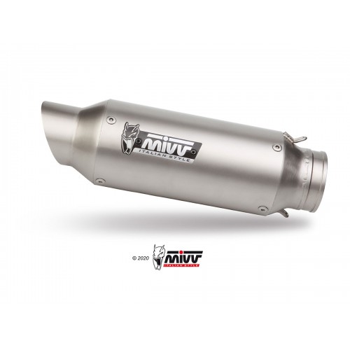 SILENCIOSO M2 ACERO INOXIDABLE MIVV HOMOLOGADO