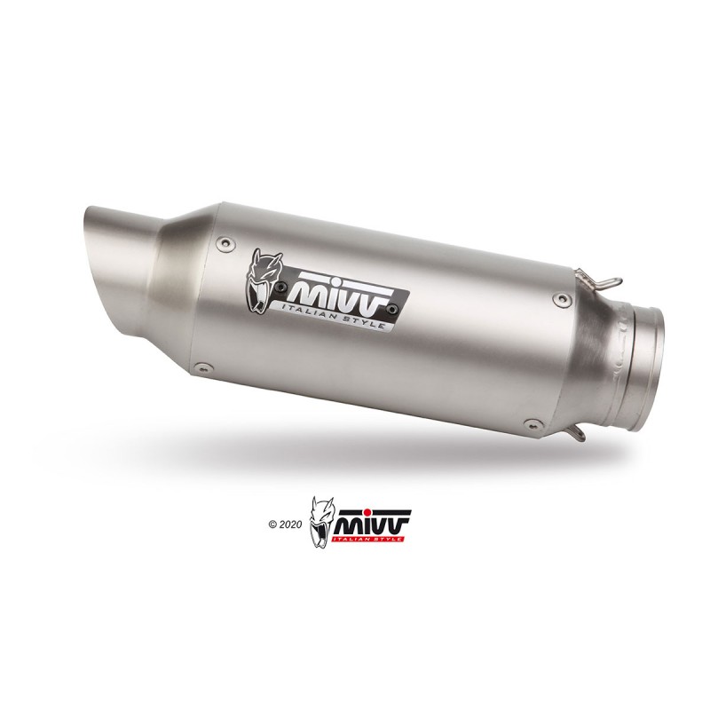 SILENCIOSO M2 ACERO INOXIDABLE MIVV HOMOLOGADO