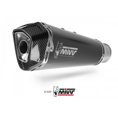 Delta Race Exhaust Stainless Steel Mivv EURO4 Approved