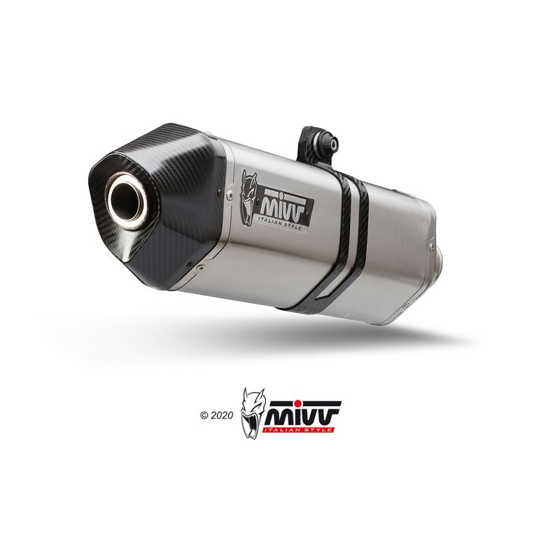 SILENCIOSO SPEED EDGE INOXIDABLE MIVV HOMOLOGADO