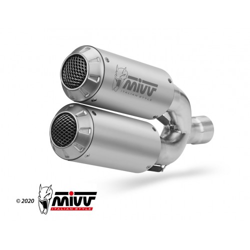 Double Echappement Mk3 Carbone Mivv Non Homologué