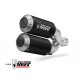 Double Echappement Mk3 Carbone Mivv Non Homologué